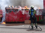 Prio 2 Containerbrand Lutkepost Buitenpost